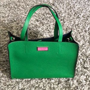 Kate Spade, Sam medium satchel, green bean.